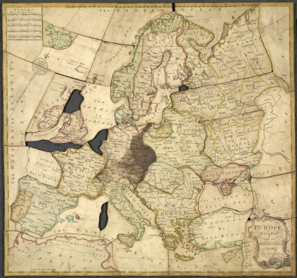 John Spilsbury’s “Europe divided into its kingdoms, etc.” (1766)